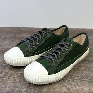 Bata Bullets Green Suede Low-Top Sneakers | Men’s Size 7 Women’s Size 8.5